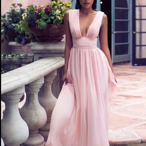 Pink maxi dress by the house of CB